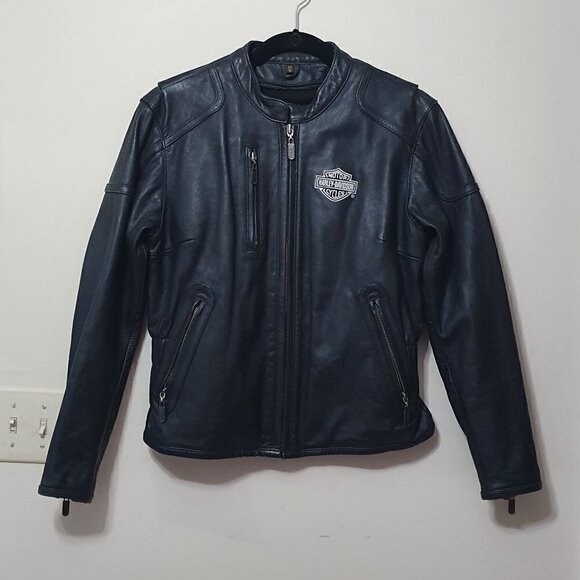 Harley Davidson Genuine Leather Moto-Jacket - Picture 1 of 10